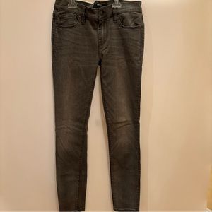 Hudson Krista Super Skinny Low Rise Jeans Women's Size 26 Gray